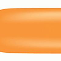 Orange 260q Qualatex Modelling Balloons (100)