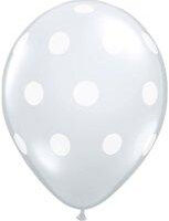 Qualatex Big Polka Dots 5" Round Balloons (100)