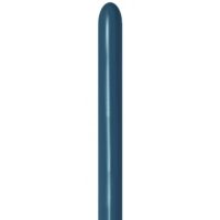 Sempertex 260 Deep Teal Modelling Balloons (50) Nozzle-Up