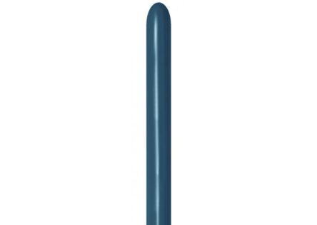 Sempertex 260 Deep Teal Modelling Balloons (50) Nozzle-Up