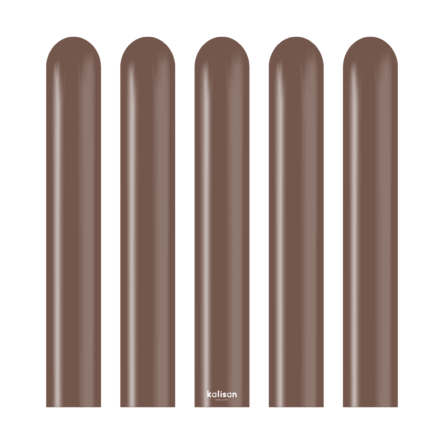 KALISAN Chocolate Brown 260 Modelling Balloons (100)
