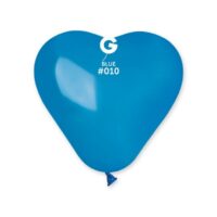 Gemar Blue 6" Heart Shape Balloons (100)