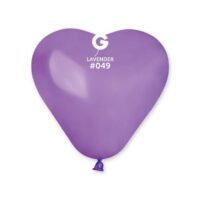 Gemar Lavender 6" Heart Shape Balloons (100)