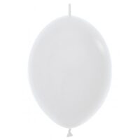 Sempertex White 12" LOL Balloons (50)