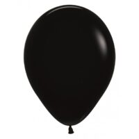 Sempertex Black 12" Round Balloons (50)
