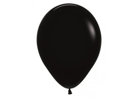 Sempertex Black 12" Round Balloons (50)