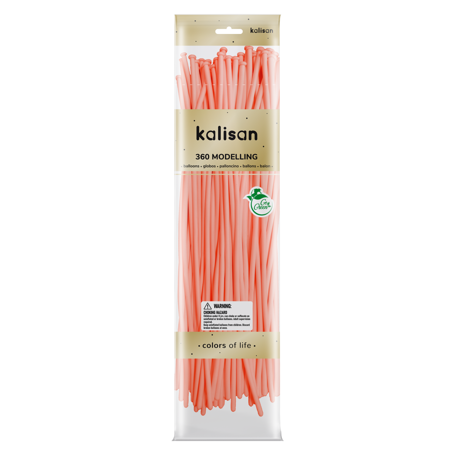 Kalisan Baby Pink 160 Nozzle Up Modelling Balloons