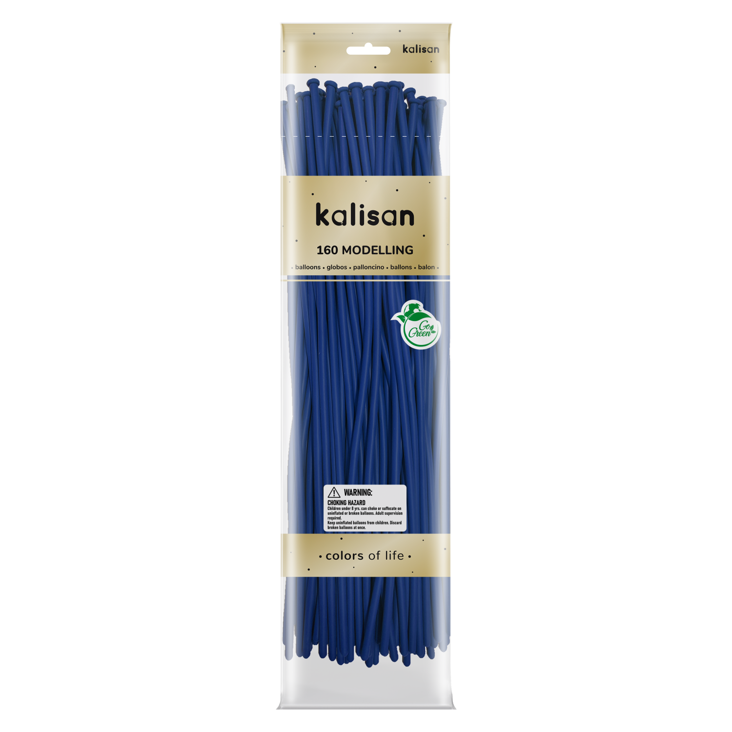 Kalisan Blue 160 Nozzle Up Modelling Balloons