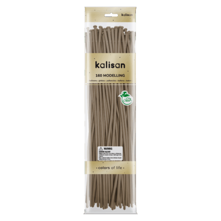 Kalisan Hazelnut 160 Nozzle Up Modelling Balloons