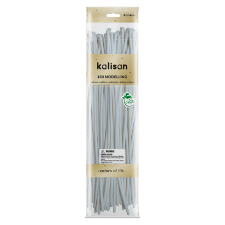 Kalisan White 160 Nozzle Up Modelling Balloons