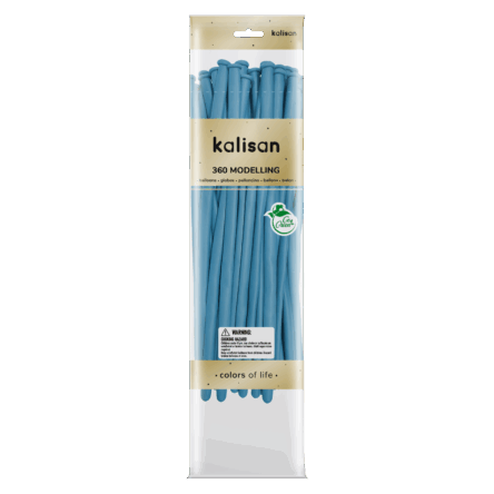 Kalisan Baby Blue 360 Nozzle Up Modelling Balloons
