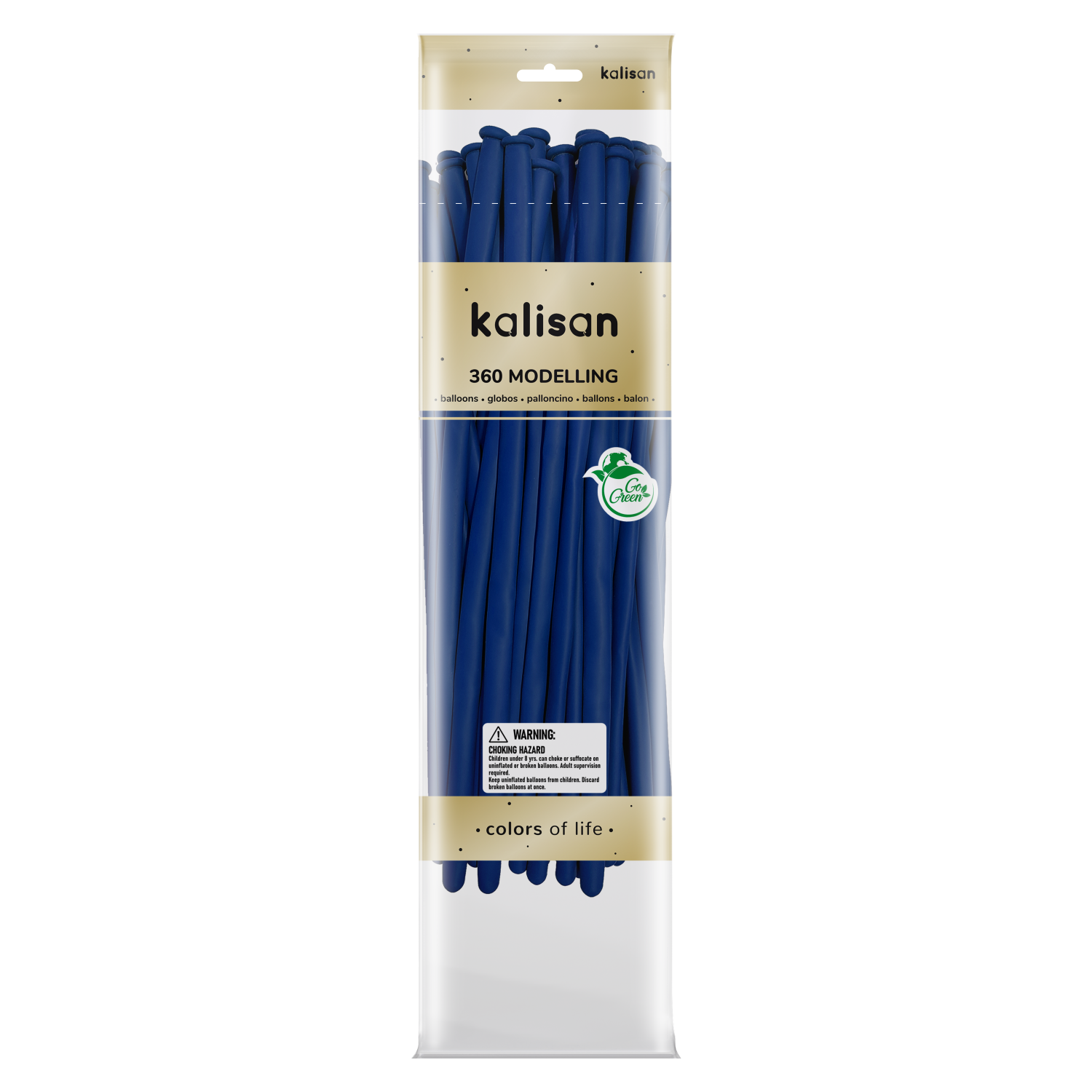 Kalisan Blue 360 Nozzle Up Modelling Balloons