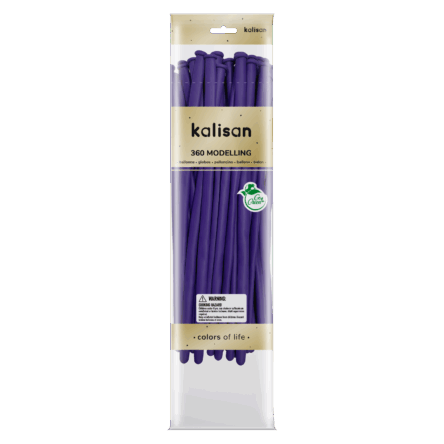 Kalisan Violet 360 Nozzle Up Modelling Balloons