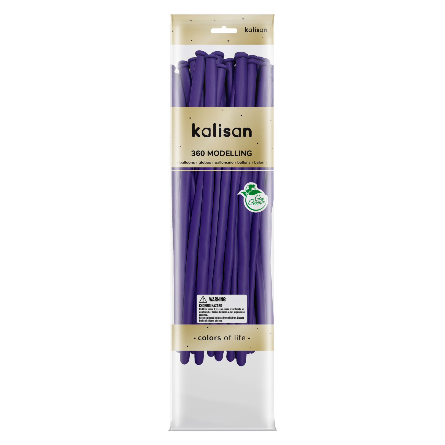 Kalisan Violet 360 Nozzle Up Modelling Balloons