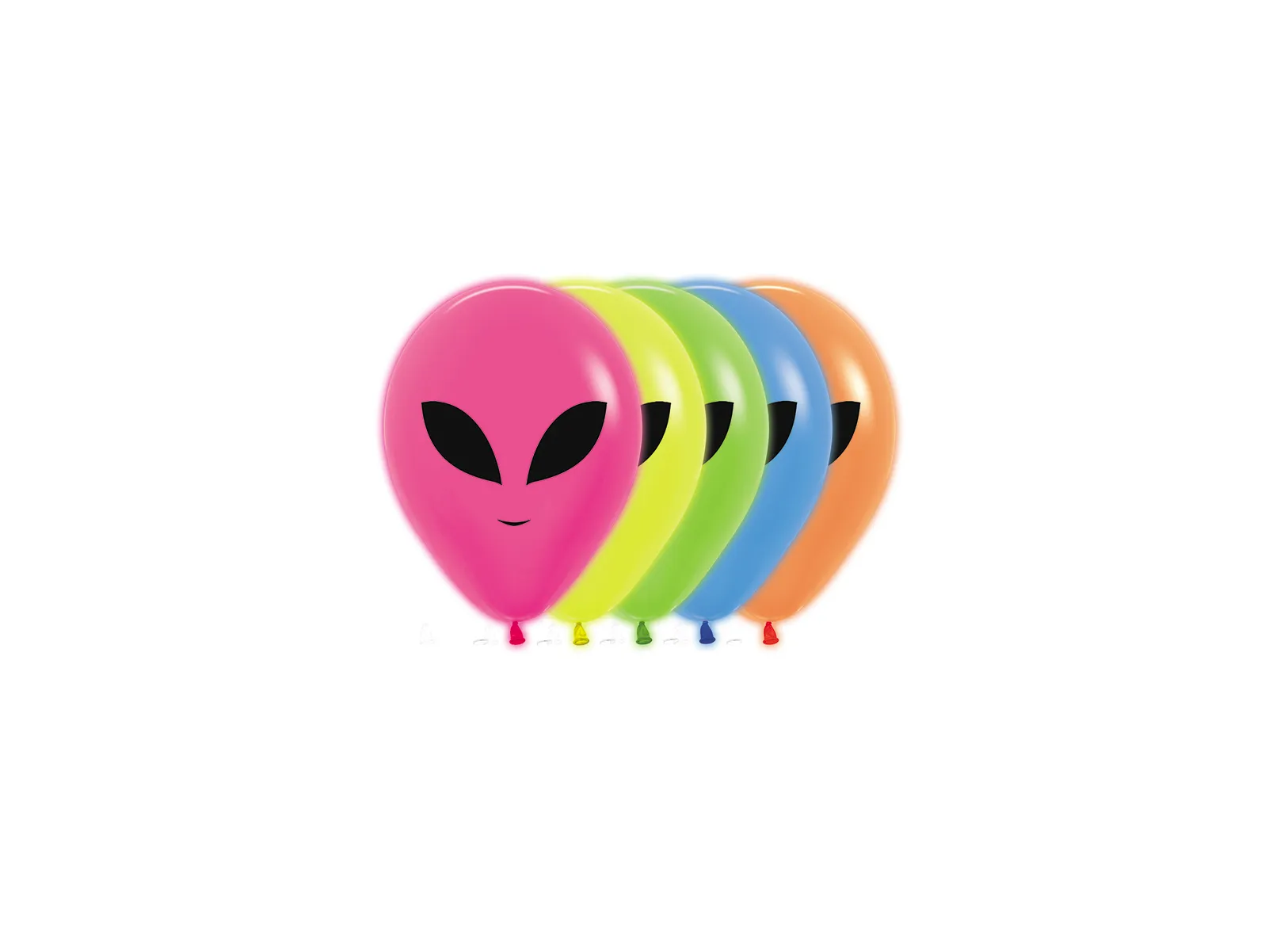 Sempertex 5" Round Alien Neon Assorted (50)