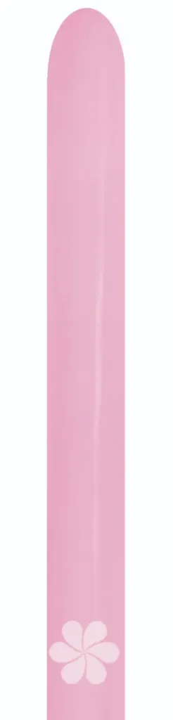 Sempertex 260 Candy Pink Modelling Balloons (50) Nozzle-Up