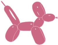 Sempertex 260 Cosmo Pink Modelling Balloons (50) Nozzle-Up