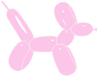 Sempertex 260 Candy Pink Modelling Balloons (50) Nozzle-Up